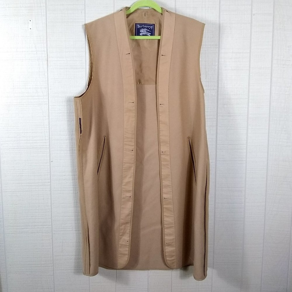 Burberry Vintage Wool Coat Button In Liner